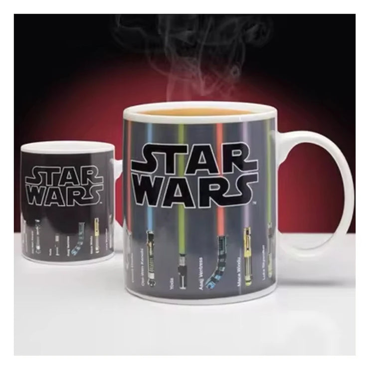 Star Wars Color-Changing Mug | Heat-Activated Lightsaber Design