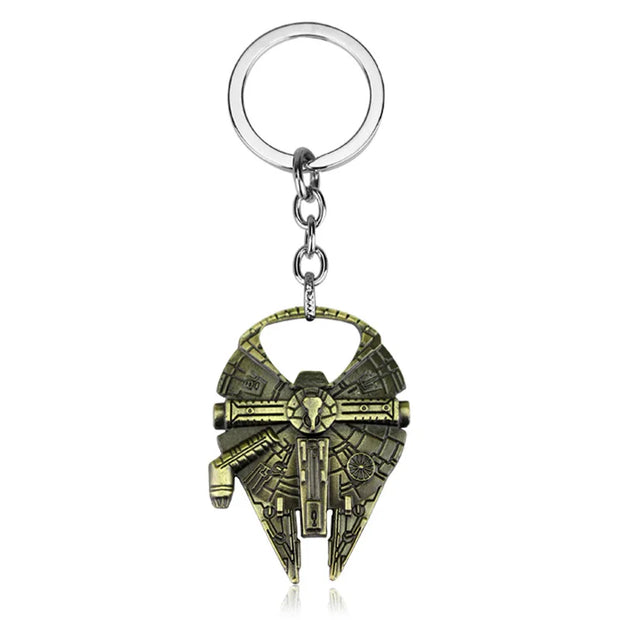 Star Wars R2-D2 & Mandalorian Keychain | Metal Cartoon Pendant by Disney