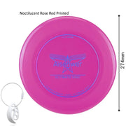 Ultimate Nightlight Flying Discs 175g Noctilucent Swirling Flying Saucer for Adult Teens Beach Backyard Camping Outdoor Sports