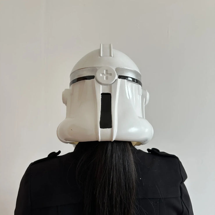 Mando Helmet On, World Off
