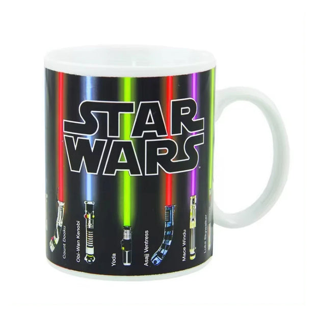 Star Wars Color-Changing Mug | Heat-Activated Lightsaber Design