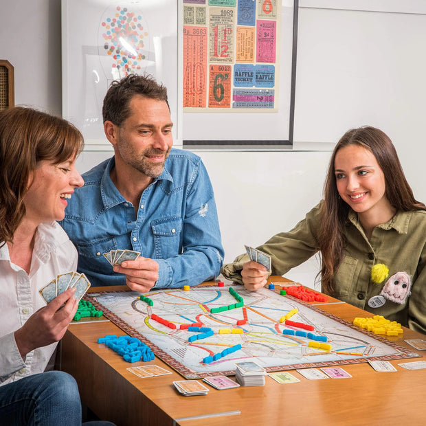 Ticket to Ride Board Game, Cross-Country Train Adventure for Family & Friends, Strategy Game for Ages 8+, 2-5 Players, 30-60 Min