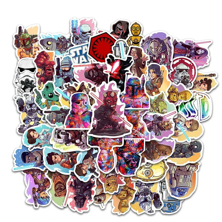 50× Star Wars Vinyl Stickers | Waterproof Graffiti Decals for Laptop, Phone & More
