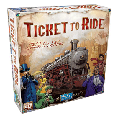 Ticket to Ride Board Game, Cross-Country Train Adventure for Family & Friends, Strategy Game for Ages 8+, 2-5 Players, 30-60 Min