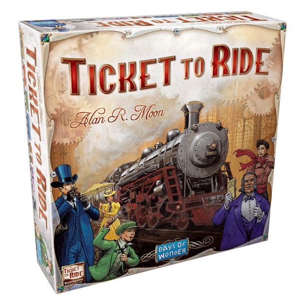 Ticket to Ride Board Game, Cross-Country Train Adventure for Family & Friends, Strategy Game for Ages 8+, 2-5 Players, 30-60 Min