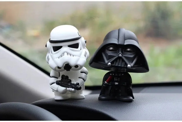 Darth Vader & Stormtrooper Bobblehead | Star Wars Car & Desk Decor