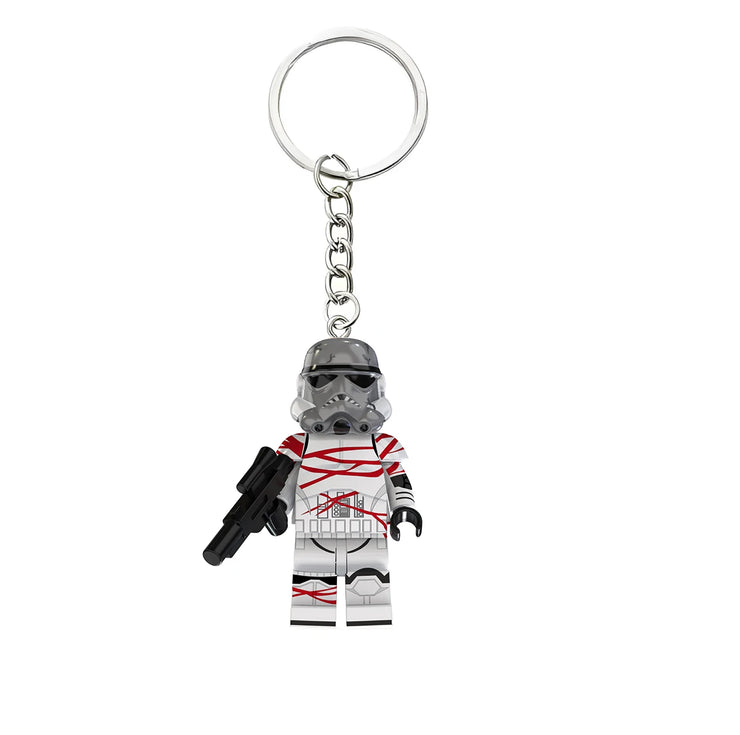 Star Wars Mini Figure Keychain | Darth Vader, Luke, Ahsoka – Block Style