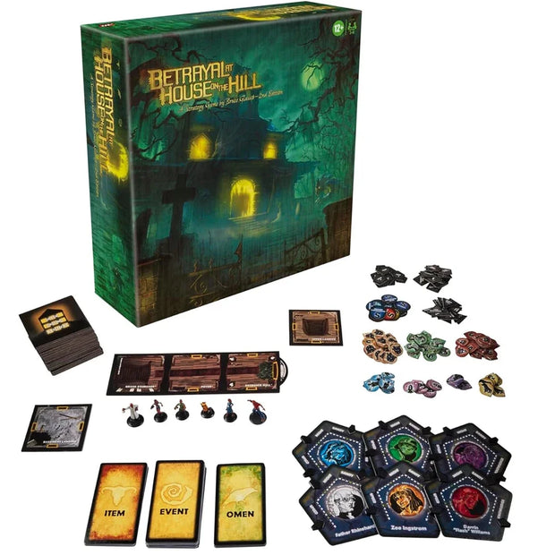Betrayal At House On The Hill 2Nd Edition 50 Chilling Scenarios D and D Dungeons And Dragons 3-6 Players - Family Board Games