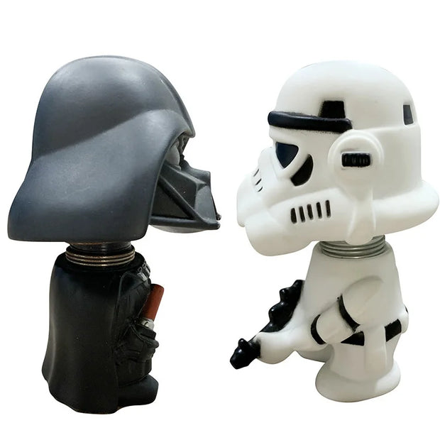 Darth Vader & Stormtrooper Bobblehead | Star Wars Car & Desk Decor