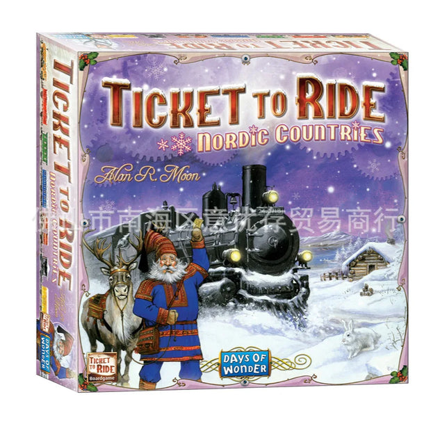 Ticket to Ride Board Game, Cross-Country Train Adventure for Family & Friends, Strategy Game for Ages 8+, 2-5 Players, 30-60 Min