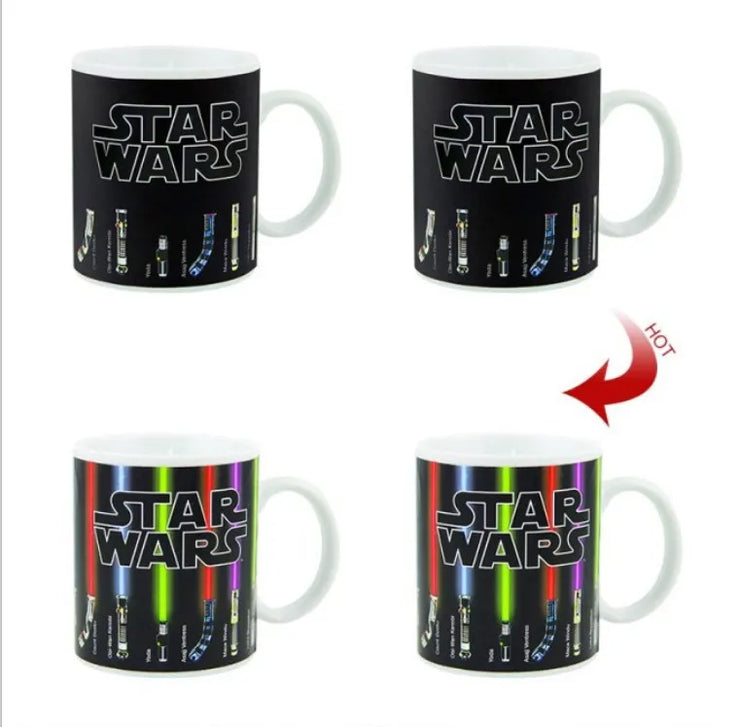 Star Wars Color-Changing Mug | Heat-Activated Lightsaber Design