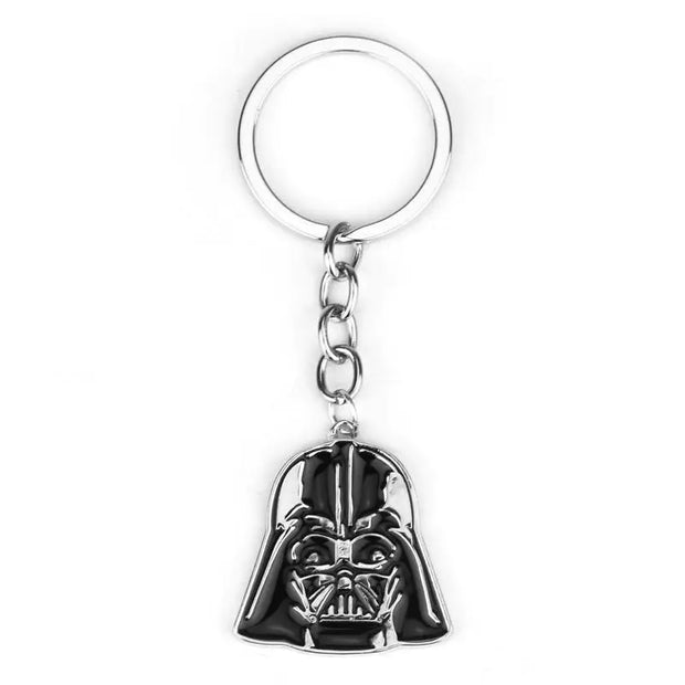 Star Wars R2-D2 & Mandalorian Keychain | Metal Cartoon Pendant by Disney