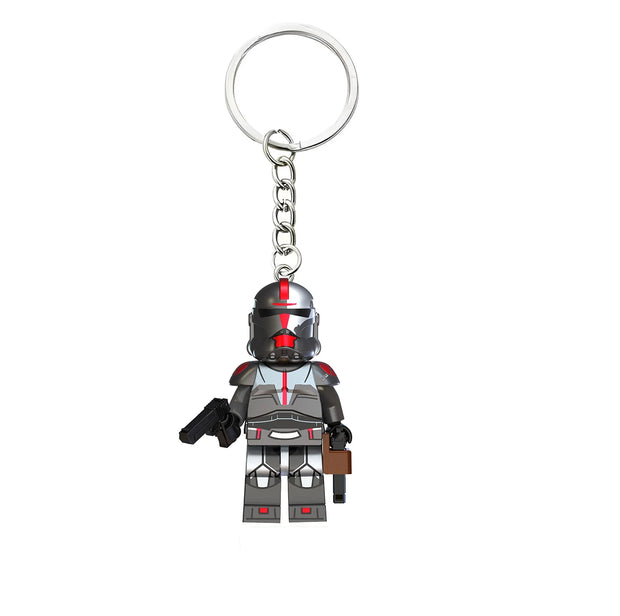 Star Wars Mini Figure Keychain | Darth Vader, Luke, Ahsoka – Block Style
