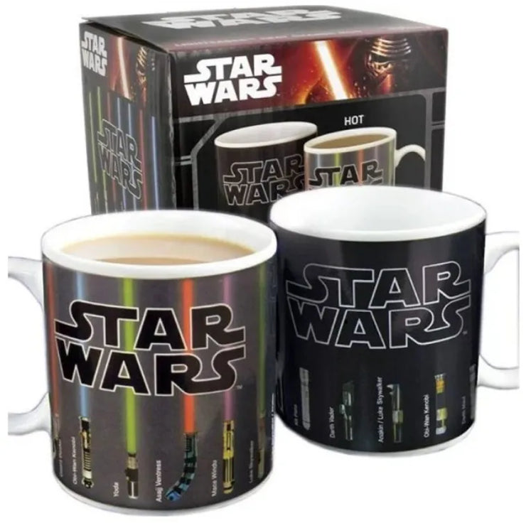 Star Wars Color-Changing Mug | Heat-Activated Lightsaber Design