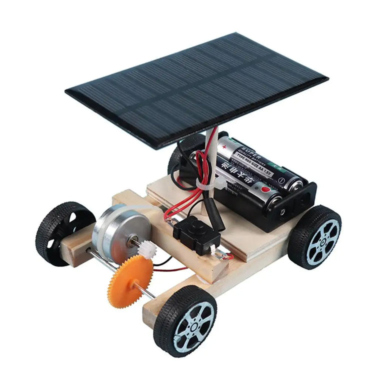 Wooden electric plotter Kids Model Automatic Painting Kits Experiment