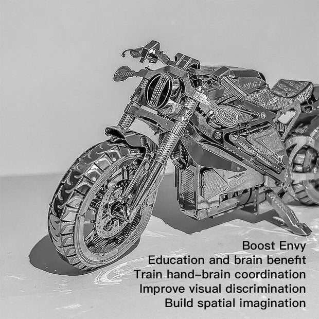 3D Metal Puzzle Motorcycles DIY Model Building Kit Adult Toys Birthday Gift
