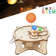 Wooden Sun Earth Moon Planet Toy Educational Scientific Experiment Kit