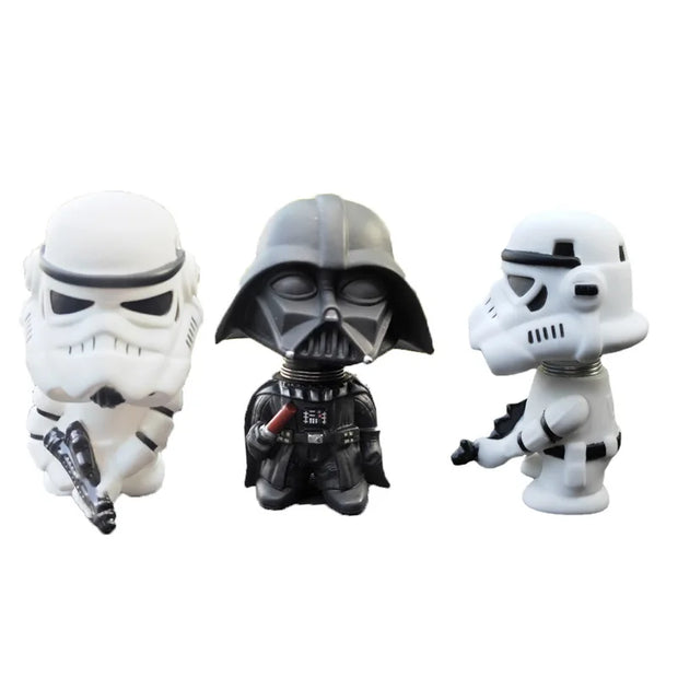 Darth Vader & Stormtrooper Bobblehead | Star Wars Car & Desk Decor